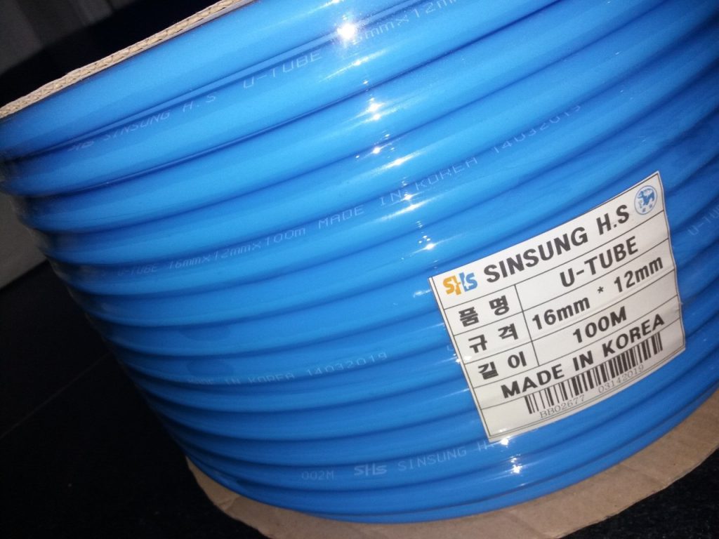 Ống khí nén nhựa PU 13 Day hoi khi nen han quoc SINSUNG (Ong nhua PU)