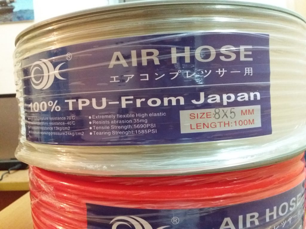 Dây hơi khí nén PU 15 Day hoi khi nen nhua pu D5xD8 Air Hose