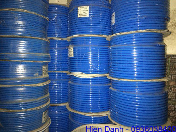 Ống khí nén nhựa PU 20 Ong hoi khi nen han quoc (ong nhua PU)