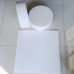 Tấm nhựa chịu nhiệt Teflon dày 1 ly, 2 ly, 3 ly, 4 ly, 5 ly, 10 ly, 20 ly cho tới 50 ly 12 Cay nhua tron teflon phi 300