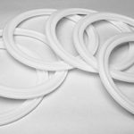 Thanh nhựa teflon ptfe 24 Gioang chiu hoa chat teflon
