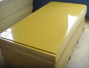 Tấm phíp, tấm bakelite cách điện dày 0,5 ly, 0,8 ly, 1 ly, 2 ly, 3 ly cho tới 30 ly 7 Tấm phíp thủy tinh màu vàng