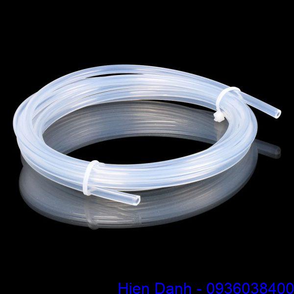 Ống nhựa dẫn hóa chất axit, dẫn sơn teflon ptfe 12 Ong nhua teflon D4