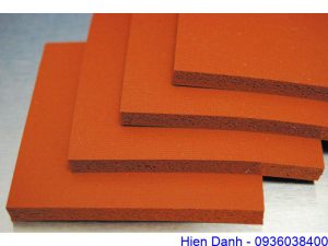 Tấm xốp đỏ chịu nhiệt silicon 20 Tam silicon chiu nhiet xop do 5mm