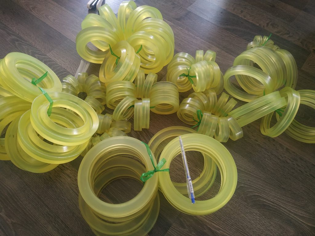 Gia công phớt nhựa chịu nhiệt, chịu mài mòn, chịu hóa chất Teflon, PU, Viton 14 Phớt nhựa pu chắn bụi