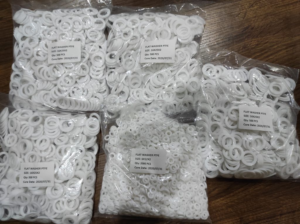Gia công phớt nhựa chịu nhiệt, chịu mài mòn, chịu hóa chất Teflon, PU, Viton 25 Vong dem nhua ptfe teflon