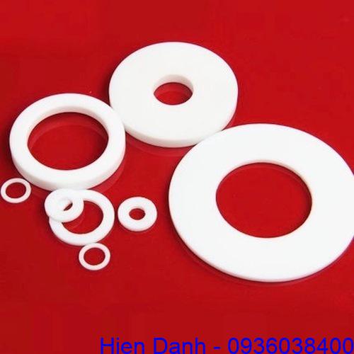 Gioăng nhựa, phớt nhựa Teflon, Pu, Pa, Mc Nylon 10 Vong nhua teflon ptfe