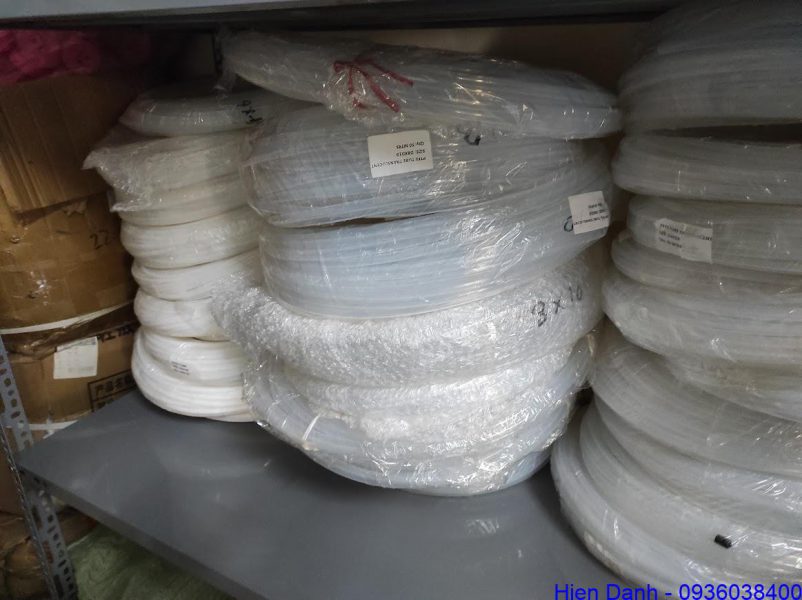 Ống dẫn nhựa in 3D teflon ptfe 15 Ong nhua teflon ptfe D2, D4, D6, D8, D10
