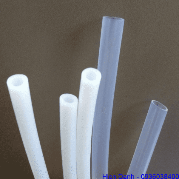 Ống dẫn nhựa in 3D teflon ptfe 16 Ong nhua teflon ptfe trang duc va trang trong