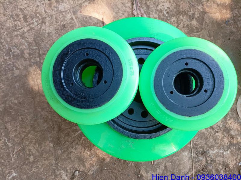 Bọc Bánh Xe Nhựa PU Size 50, 75, 100, 125, 150, 180, 200 tới 300mm 5 Banh xe nang 2