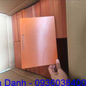 Tấm phíp cách điện Bakelite màu cam 16 Gia cong tam phip cach dien bakelite 250x200x5mm