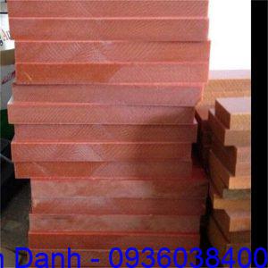Tấm phíp cách điện Bakelite màu cam 15 Gia cong tam phip cach dien bakelite day 30mm