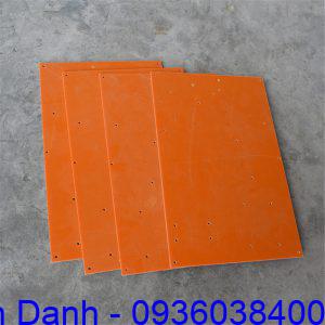 Tấm phíp cách điện Bakelite màu cam 18 Tam phip cach dien bakelite