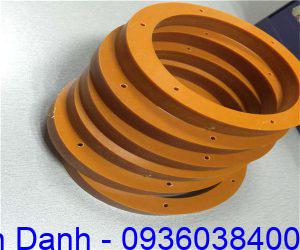 Tấm phíp cách điện Bakelite màu cam 19 Vong dem bac phip bakelite