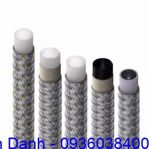 Ong teflon ptfe dan khi gas vo inox