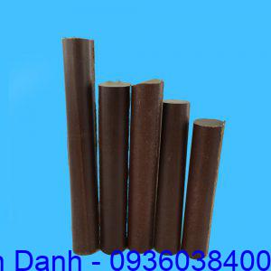 Nhựa phíp vải, phíp sừng dạng cây tròn cách điện 10 Phip vai phip sung cach dien phi 30 (D30)