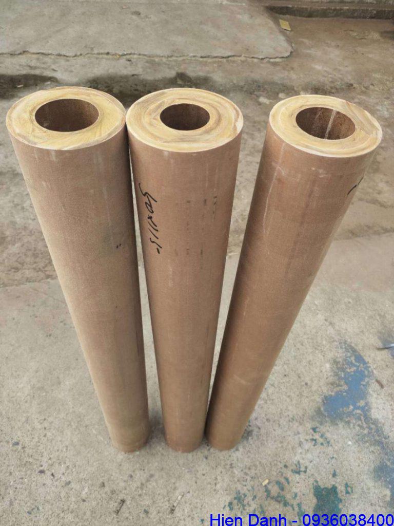 Nhựa phíp vải, phíp sừng dạng cây tròn cách điện 16 Phip vai, phip sung chiu mai mon