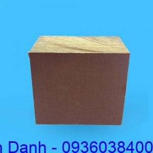 Tấm nhựa phíp vải, phíp sừng cách điện 15 Phip vai, phip sung dày 80 ly (80mm)