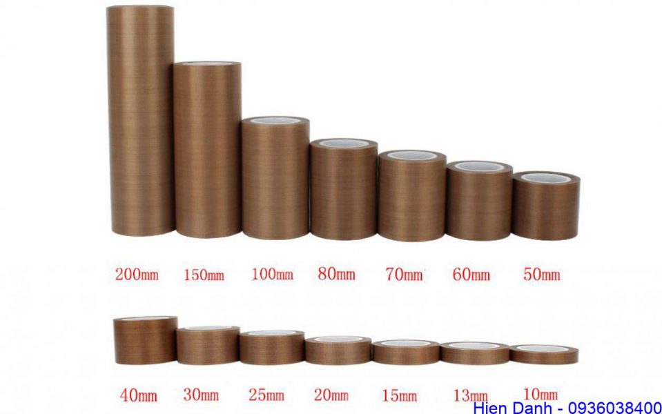 Băng dính teflon ptfe chịu nhiệt độ cao 10 Bán băng dính teflon ptfe chịu nhiệt đủ kích thước