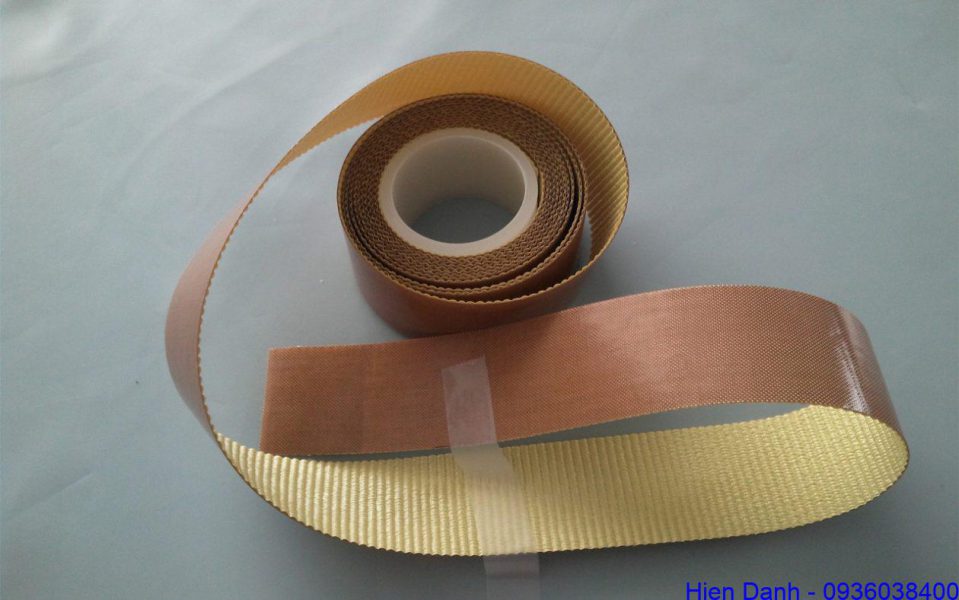 Băng keo vải teflon ptfe chịu nhiệt 14 Băng keo vải chịu nhiệt teflon ptfe
