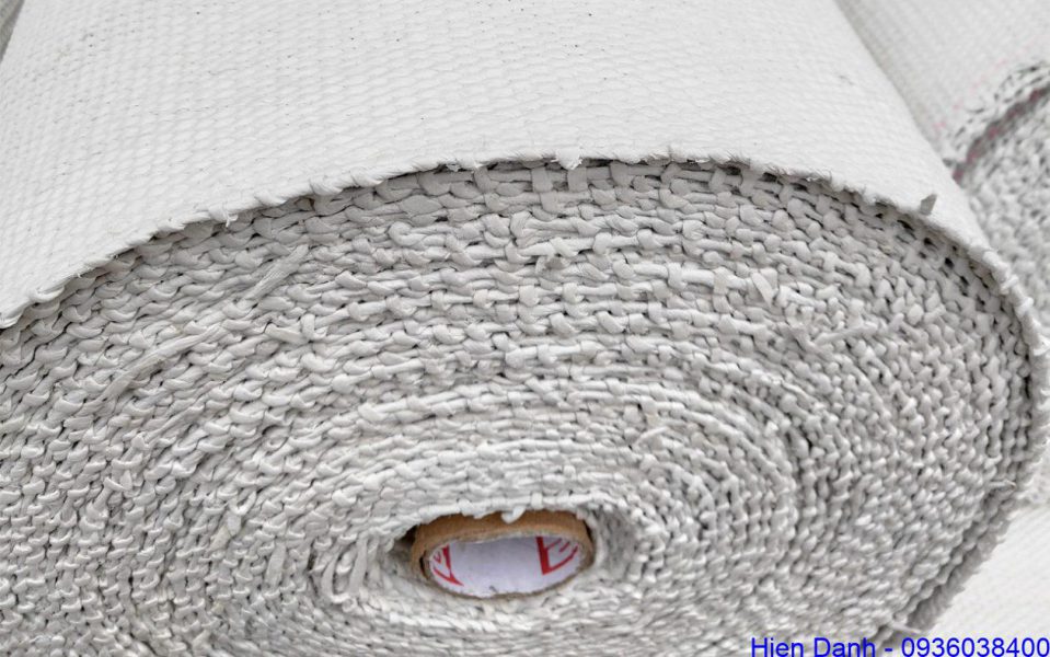 Vải amiang chống cháy chịu nhiệt 12 Bạt chống cháy amiang chịu nhiệt