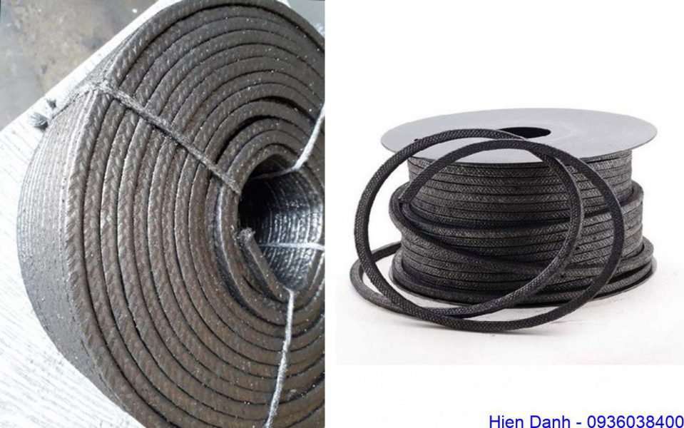 Dây sợi amiang tẩm chì chịu nhiệt 10 Dây amiang tẩm chì vuông