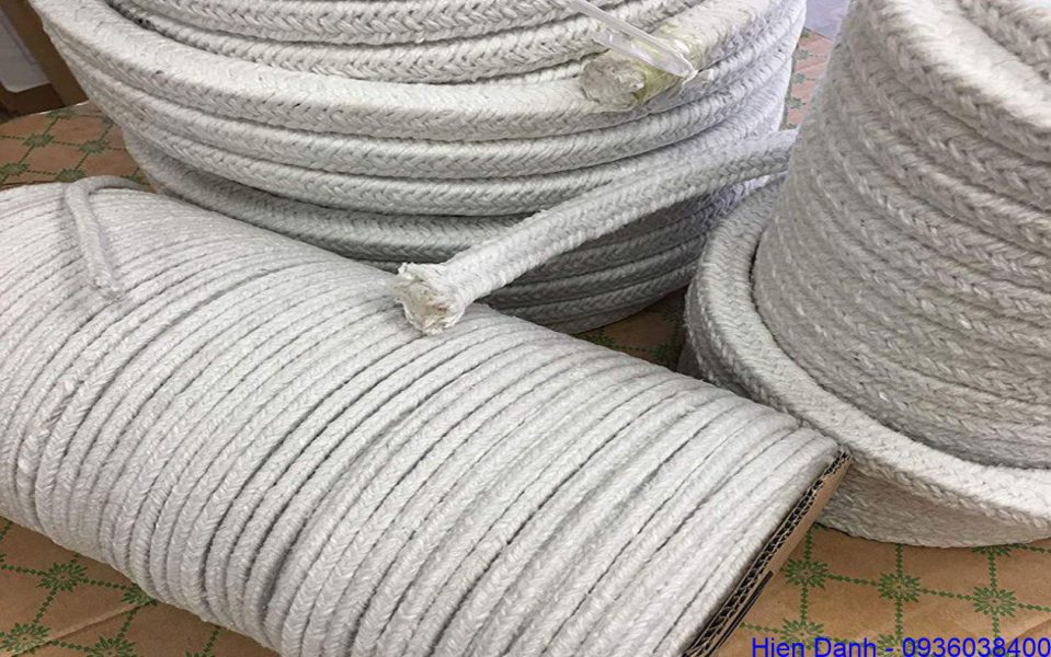 Dây tết amiang chịu nhiệt tròn, vuông 6, 8, 10, 12, 14, 16, 18, 20mm 15 Dây tết amiang chịu nhiệt D8