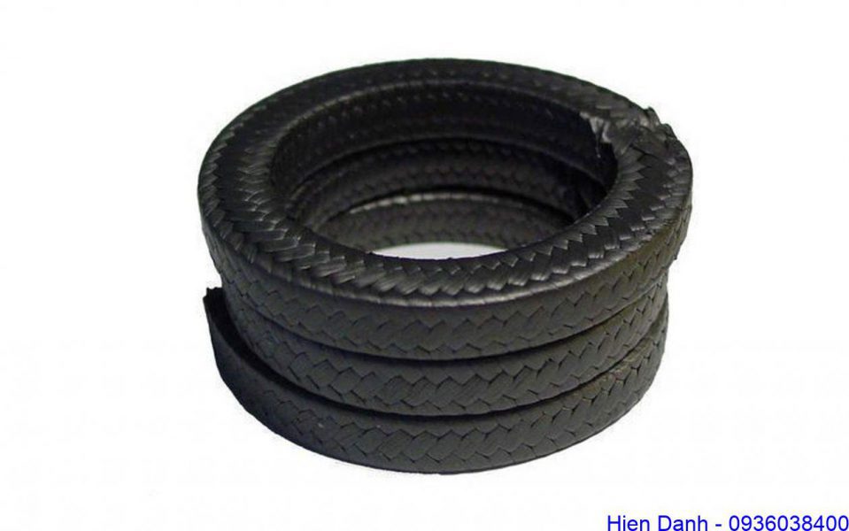 Dây tết chì graphite chịu nhiệt 19 Dây tết chèn chì chịu nhiệt vuông 10mm