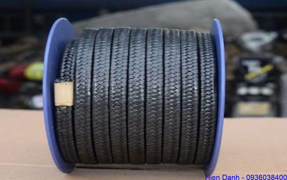 Dây tết chì graphite chịu nhiệt 16 Dây tết chèn chì graphite chịu nhiệt