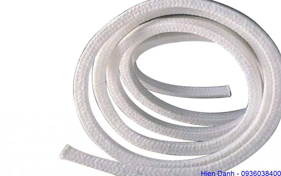 Dây tết teflon ptfe chịu nhiệt 16 Dây tết chèn teflon ptfe vuông 6x6
