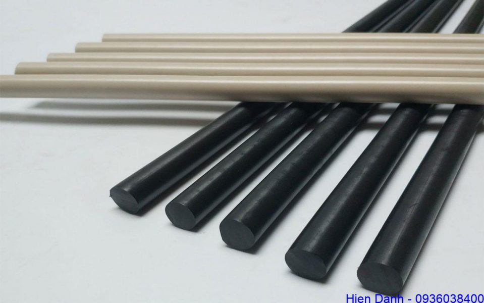 Cây nhựa PEEK tròn đặc 12 Nhựa peek cây tròn phi 30