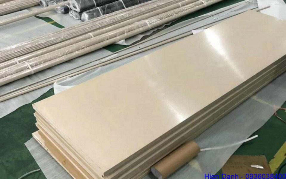 Tấm nhựa PEEK chịu nhiệt 15 Tấm nhựa peek chịu nhiệt màu nâu