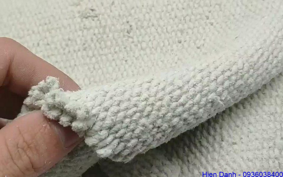 Vải Amiang chịu nhiệt dày 1,5 ly, 2 ly, 2,5 ly, 3 ly 4 Vải amiang chống cháy dày 3mm