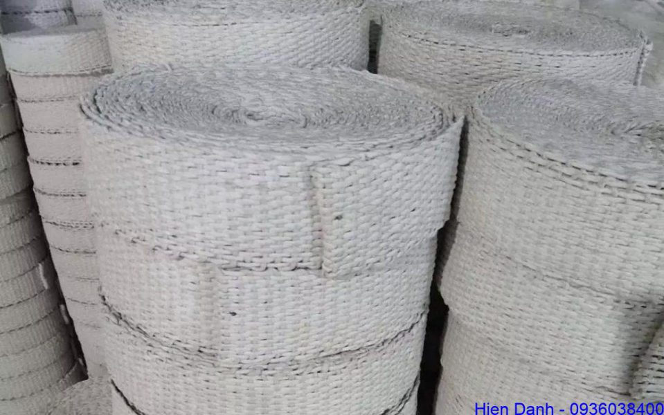 Vải amiang chống cháy chịu nhiệt 14 Vải amiang dày 3mm