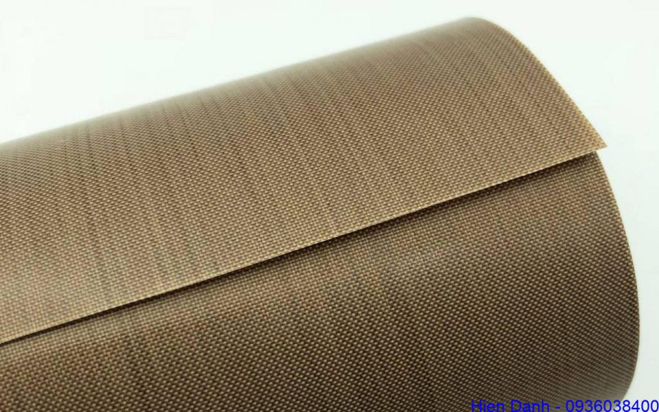 Vải chịu nhiệt teflon ptfe 16 Vải chịu nhiệt teflon ptfe dày 0.15mm