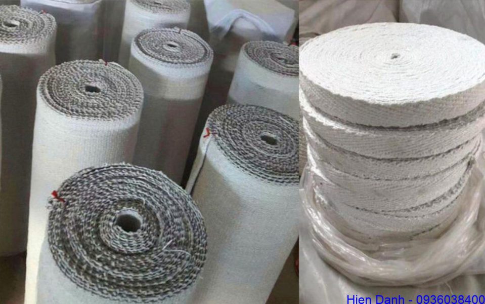 Vải Amiang chịu nhiệt dày 1,5 ly, 2 ly, 2,5 ly, 3 ly 11 Vải chống cháy chịu nhiệt amiang