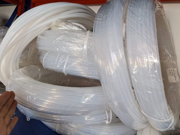 Ống teflon phi 2x4, 4x6, 6x8, 8x10, 10x12 chịu nhiệt màu trắng trong - Hình ảnh 4