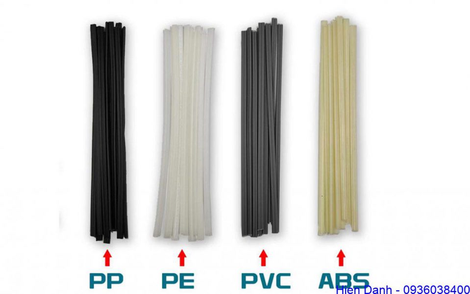 Các loại dây hàn nhựa PP, PE, PVC